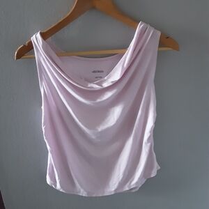 Light Pink Drape Tank Top